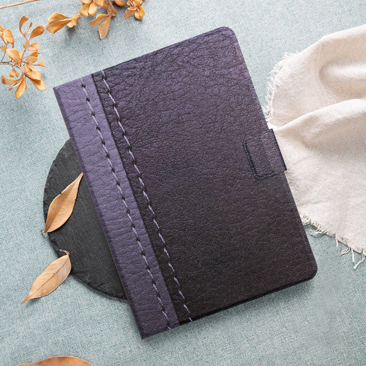 For Amazon Kindle Fire Max 11 Solid Color Stitching Smart Leather Tablet Case(Grey) - Amazon by PMC TechLife | Online Shopping South Africa | PMC TechLife | Buy Now Pay Later Mobicred