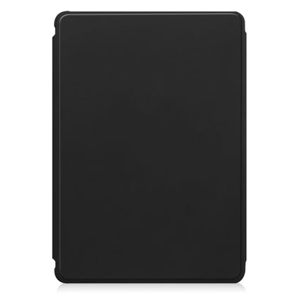 For Samsung Galaxy Tab S9 360 Rotation Transparent Smart Leather Case with Keyboard(Black) - Galaxy Tab S9 Cases by PMC Jewellery | Online Shopping South Africa | PMC Jewellery | Buy Now Pay Later Mobicred