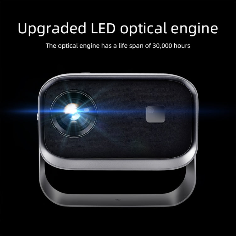 AUN A003 1280x720P 150 Lumens Same Screen Version Portable Home Theater LED HD Digital Projector, US Plug(Grey) - LED Projector by AUN | Online Shopping South Africa | PMC TechLife | Buy Now Pay Later Mobicred