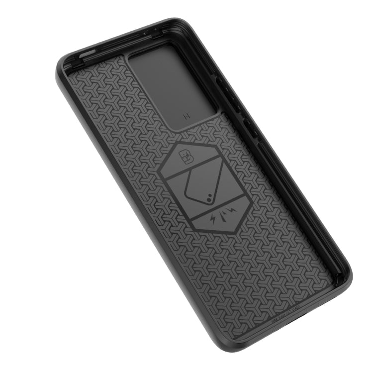 For Xiaomi Redmi K60 5G Sliding Camshield TPU + PC Shockproof Phone Case with Holder(Black) - Xiaomi Cases by PMC TechLife | Online Shopping South Africa | PMC TechLife | Buy Now Pay Later Mobicred