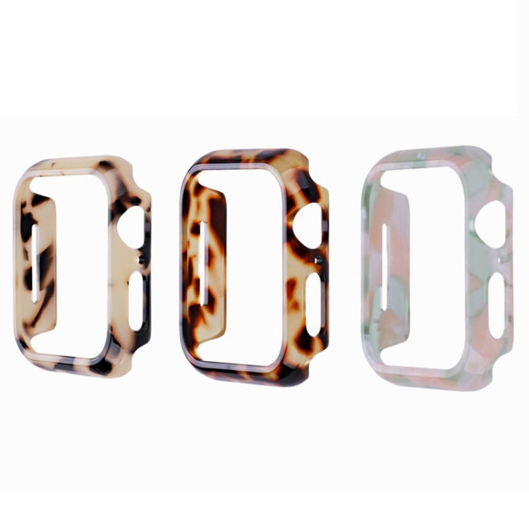 For Apple Watch Ultra 2 / Ultra 49mm Printed Resin PC Watch Case(Peach Pink) - Watch Cases by PMC Jewellery | Online Shopping South Africa | PMC Jewellery | Buy Now Pay Later Mobicred