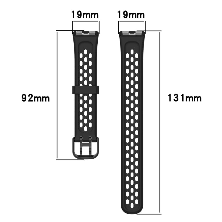 For Huawei Band 8 Solid Color Breathable Silicone Watch Band(Light Blue) - Watch Bands by PMC TechLife | Online Shopping South Africa | PMC TechLife