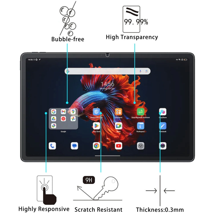 For Blackview Mega 1 11.5 2pcs 9H 0.3mm Explosion-proof Tempered Glass Film - Others by PMC TechLife | Online Shopping South Africa | PMC TechLife