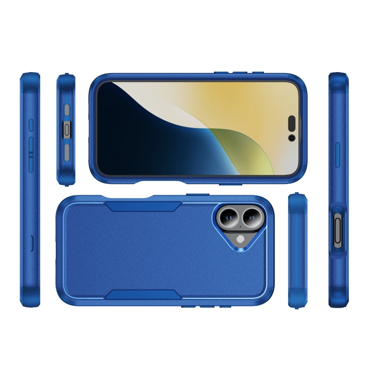 For iPhone 16 Plus Commuter Shockproof TPU + PC Phone Case(Royal Blue) - iPhone 16 Plus Cases by PMC Jewellery | Online Shopping South Africa | PMC Jewellery | Buy Now Pay Later Mobicred