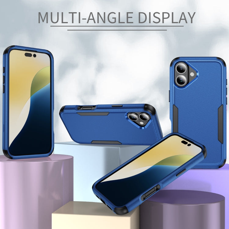 For iPhone 16 Plus Commuter Shockproof TPU + PC Phone Case(Royal Blue+Black) - iPhone 16 Plus Cases by PMC TechLife | Online Shopping South Africa | PMC TechLife | Buy Now Pay Later Mobicred
