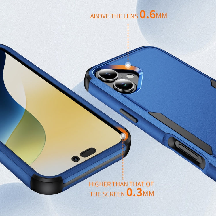 For iPhone 16 Commuter Shockproof TPU + PC Phone Case(Royal Blue+Black) - iPhone 16 Cases by PMC TechLife | Online Shopping South Africa | PMC TechLife | Buy Now Pay Later Mobicred