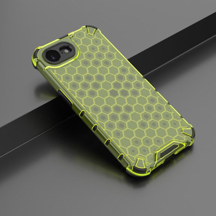 For iPhone 16e Honeycomb Shockproof Phone Case(Green) - iPhone 16e Cases by PMC TechLife | Online Shopping South Africa | PMC TechLife | Buy Now Pay Later Mobicred