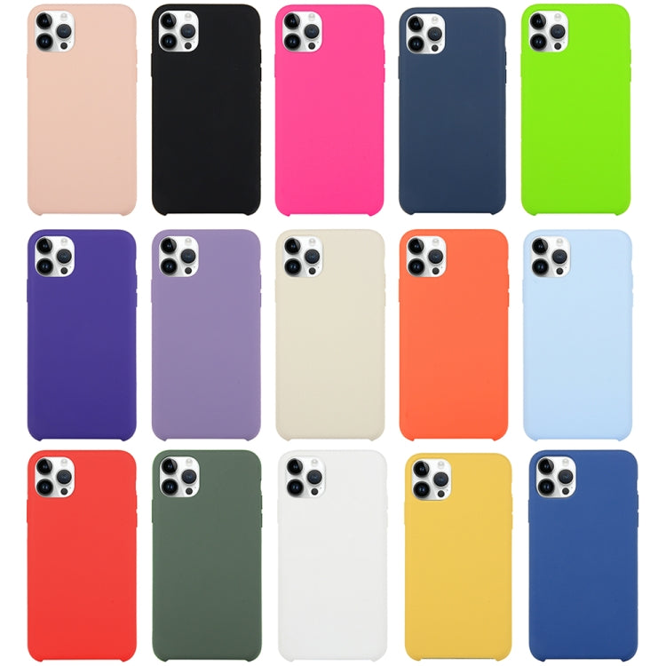 For iPhone 16 Solid Silicone Phone Case(White) - iPhone 16 Cases by PMC TechLife | Online Shopping South Africa | PMC TechLife | Buy Now Pay Later Mobicred
