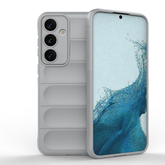 For Samsung Galaxy S24+ 5G Magic Shield TPU + Flannel Phone Case(Grey) - Galaxy S24+ 5G Cases by PMC Jewellery | Online Shopping South Africa | PMC Jewellery