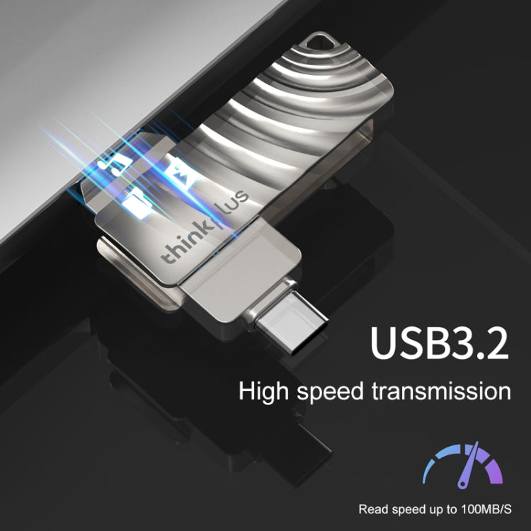 Lenovo Thinkplus MU232 USB 3.2 + USB-C / Type-C Dual Head Flash Drive, Memory:64GB - USB Flash Drives by Lenovo | Online Shopping South Africa | PMC Jewellery | Buy Now Pay Later Mobicred