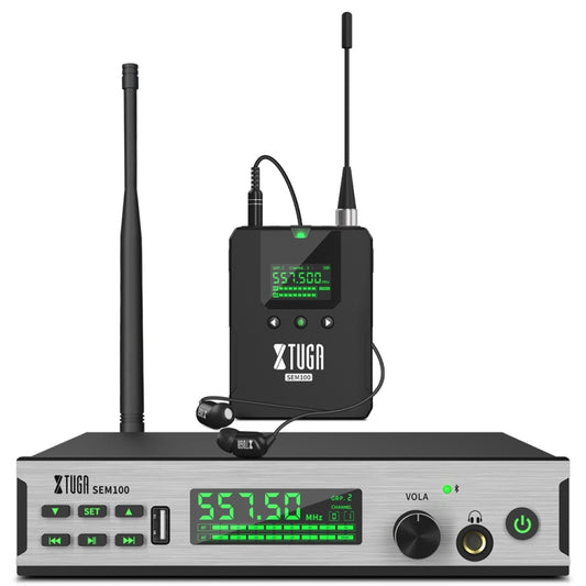 XTUGA SEM100 Professional Wireless In Ear Monitor System 1 BodyPacks(US Plug) - Microphone by XTUGA | Online Shopping South Africa | PMC Jewellery | Buy Now Pay Later Mobicred