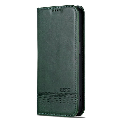 For iPhone 16 Pro Max AZNS Magnetic Calf Texture Flip Leather Phone Case(Dark Green) - iPhone 16 Pro Max Cases by AZNS | Online Shopping South Africa | PMC Jewellery | Buy Now Pay Later Mobicred