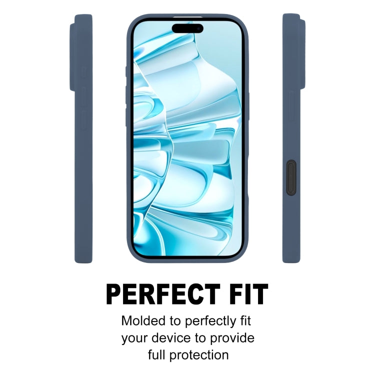 For iPhone 16 Plus GOOSPERY SOFT FEELING Liquid TPU Soft Phone Case(Dark Blue) - iPhone 16 Plus Cases by GOOSPERY | Online Shopping South Africa | PMC Jewellery | Buy Now Pay Later Mobicred