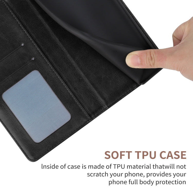 For Motorola Moto G Stylus 5G 2024 HT01 Y-shaped Pattern Flip Leather Phone Case(Black) - Motorola Cases by PMC Jewellery | Online Shopping South Africa | PMC Jewellery | Buy Now Pay Later Mobicred