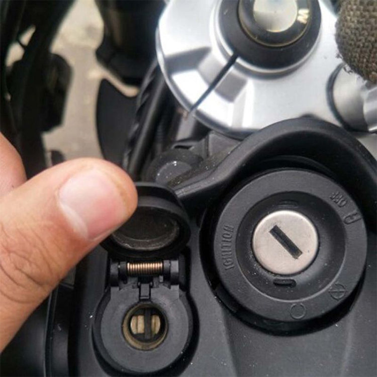 German EU Plug Special Motorcycle Elbow Charger Dual USB Voltmeter 4.2A Charger, Shell Color:Gold(Green Light) - Battery Charger by PMC TechLife | Online Shopping South Africa | PMC TechLife | Buy Now Pay Later Mobicred