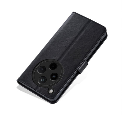 For OPPO Find X8 AZNS Sheepskin Texture Flip Leather Phone Case(Black) - Find X8 Cases by AZNS | Online Shopping South Africa | PMC Jewellery | Buy Now Pay Later Mobicred