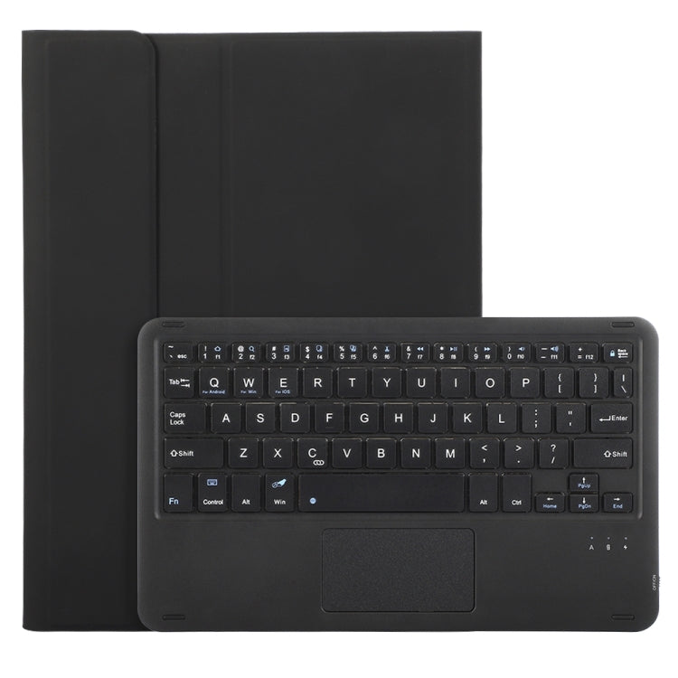 For Samsung Galaxy Tab S9 A710B-A Candy Color TPU Touch Bluetooth Keyboard Leather Tablet Case with Pen Holder(Black) - Samsung Keyboard by PMC TechLife | Online Shopping South Africa | PMC TechLife