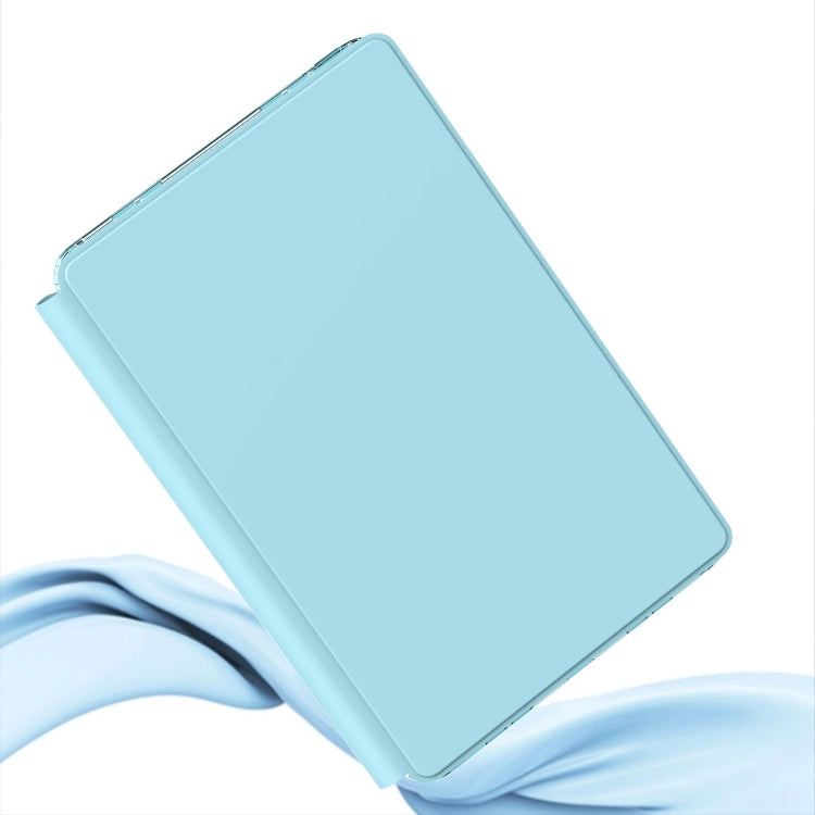 For Huawei MatePad 10.4 Clear 360 Rotation Stand Smart Leather Tablet Case(White) - Huawei by PMC TechLife | Online Shopping South Africa | PMC TechLife | Buy Now Pay Later Mobicred