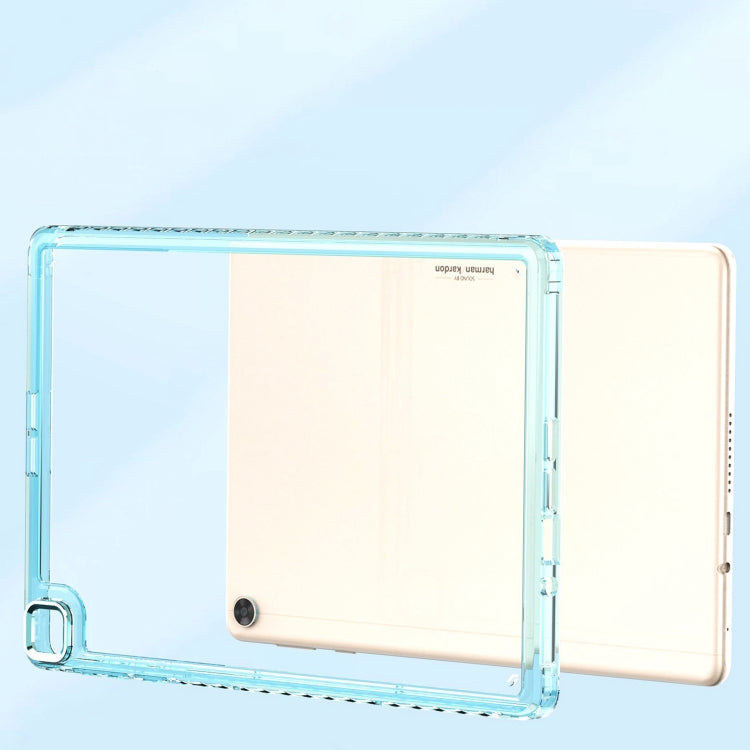 For Huawei MatePad T10 / T10S Clear Acrylic Shockproof Tablet Case(White) - Huawei by PMC TechLife | Online Shopping South Africa | PMC TechLife | Buy Now Pay Later Mobicred