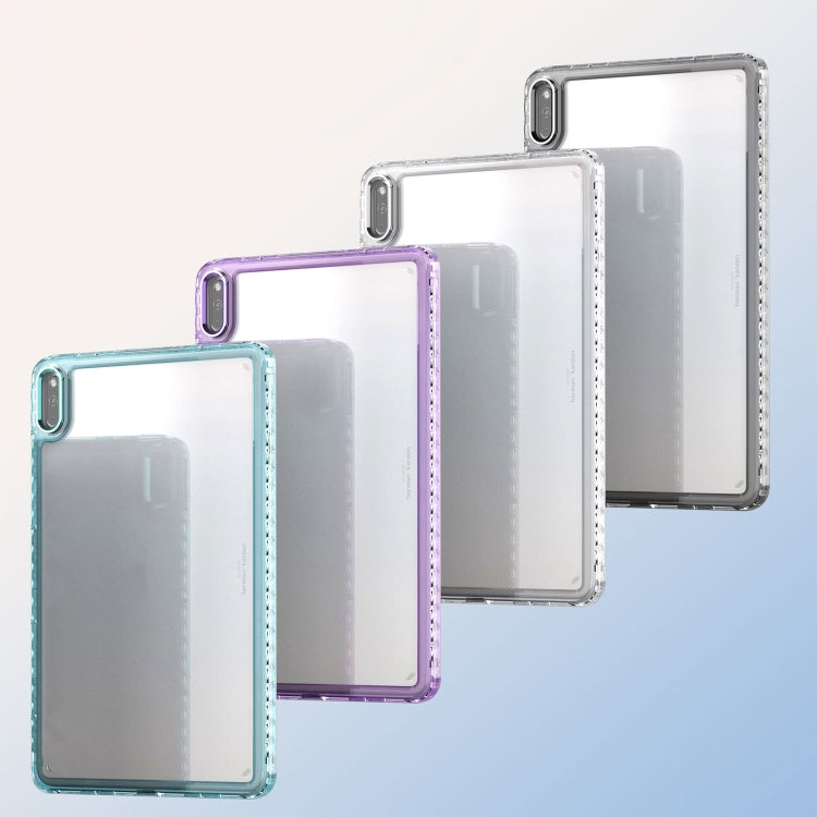 For Huawei MatePad 10.4 Clear Acrylic Shockproof Tablet Case(Purple) - Huawei by PMC TechLife | Online Shopping South Africa | PMC TechLife | Buy Now Pay Later Mobicred