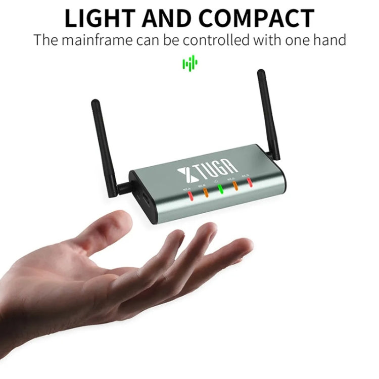 XTUGA U-F4600 Professional 4-Channel UHF Wireless Microphone System with 4 Handheld Microphone(AU Plug) - Microphone by XTUGA | Online Shopping South Africa | PMC TechLife | Buy Now Pay Later Mobicred