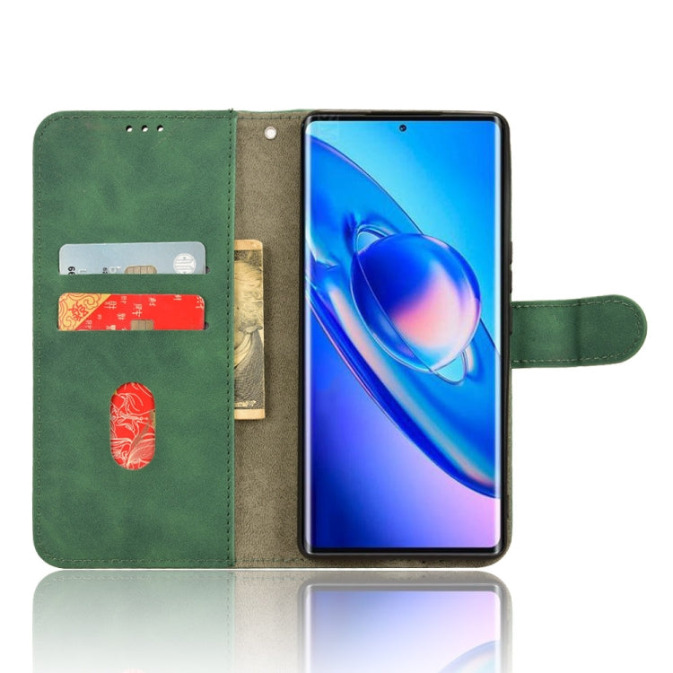 For Blackview A200 Pro Skin Feel Magnetic Flip Leather Phone Case(Green) - More Brand by PMC TechLife | Online Shopping South Africa | PMC TechLife