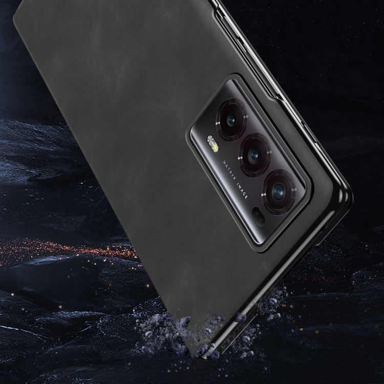 For Honor Magic V2 Celebrity Series Napa Texture Shockproof Phone Leather Case(Wine Red) - Honor Cases by PMC TechLife | Online Shopping South Africa | PMC TechLife | Buy Now Pay Later Mobicred