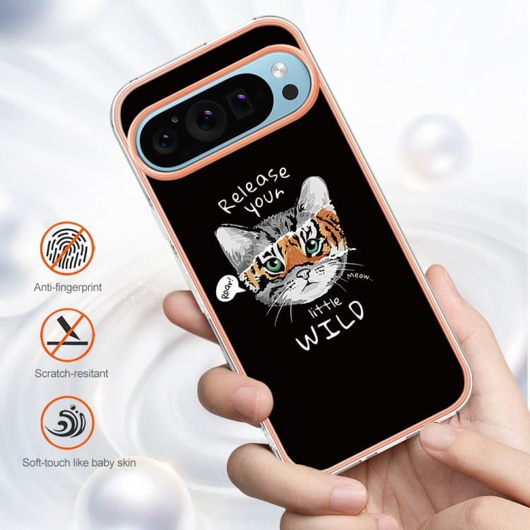 For Google Pixel 9 / 9 Pro Electroplating Dual-side IMD Phone Case(Natural Growth) - Google Cases by PMC TechLife | Online Shopping South Africa | PMC TechLife | Buy Now Pay Later Mobicred