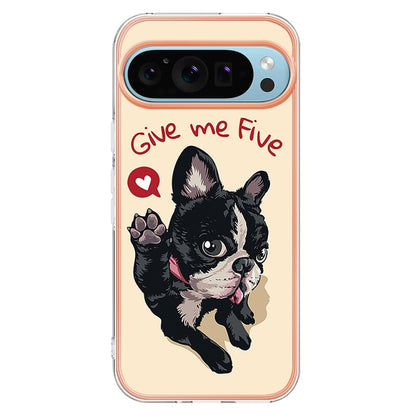 For Google Pixel 9 Pro XL Electroplating Dual-side IMD Phone Case(Lucky Dog) - Google Cases by PMC Jewellery | Online Shopping South Africa | PMC Jewellery | Buy Now Pay Later Mobicred