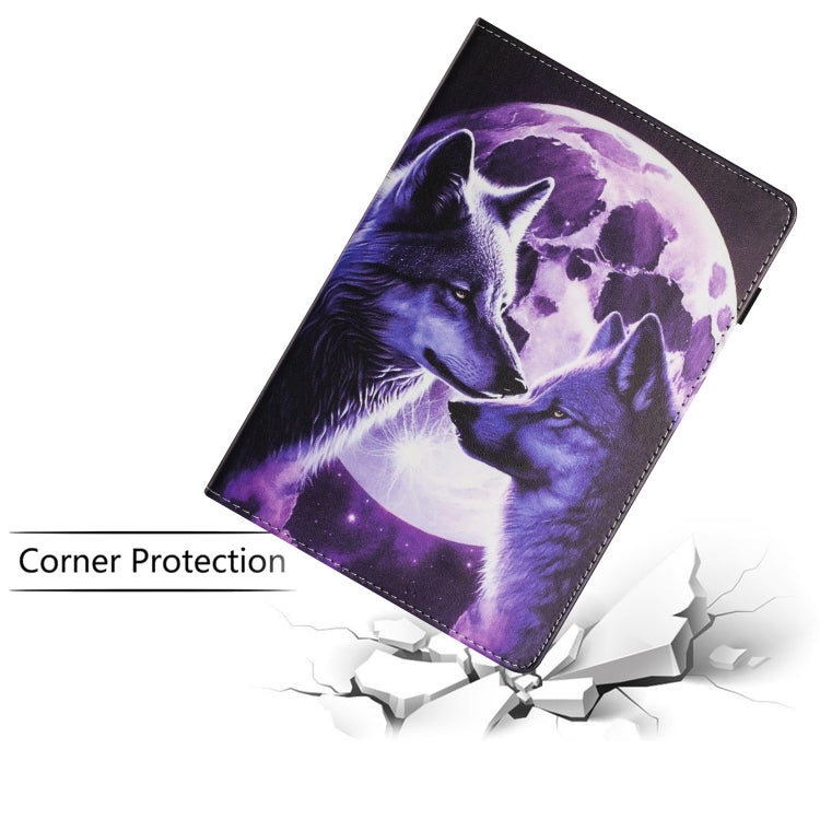 For iPad Pro 11 2024 Sewing Litchi Texture Smart Leather Tablet Case(Wolf) - iPad Pro 11 2024 Cases by PMC TechLife | Online Shopping South Africa | PMC TechLife | Buy Now Pay Later Mobicred