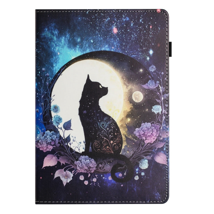 For iPad Pro 11 2024 Sewing Litchi Texture Smart Leather Tablet Case(Cat) - iPad Pro 11 2024 Cases by PMC TechLife | Online Shopping South Africa | PMC TechLife | Buy Now Pay Later Mobicred