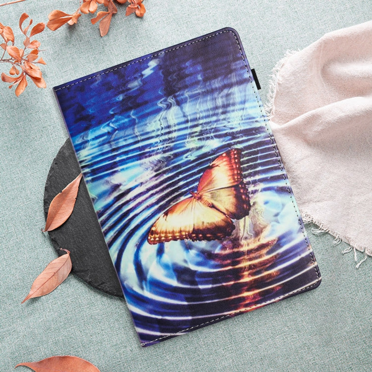 For Amazon Kindle Fire HD 8 2020 2022 Sewing Litchi Texture Smart Leather Tablet Case(Butterfly) - Amazon by PMC TechLife | Online Shopping South Africa | PMC TechLife | Buy Now Pay Later Mobicred