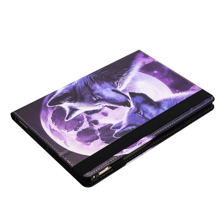For Amazon Kindle Fire HD 8 2020 2022 Sewing Litchi Texture Smart Leather Tablet Case(Wolf) - Amazon by PMC TechLife | Online Shopping South Africa | PMC TechLife | Buy Now Pay Later Mobicred