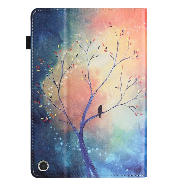 For Amazon Kindle Fire Max 11 2023 Sewing Litchi Texture Smart Leather Tablet Case(Oil Painting Tree) - Amazon by PMC TechLife | Online Shopping South Africa | PMC TechLife | Buy Now Pay Later Mobicred