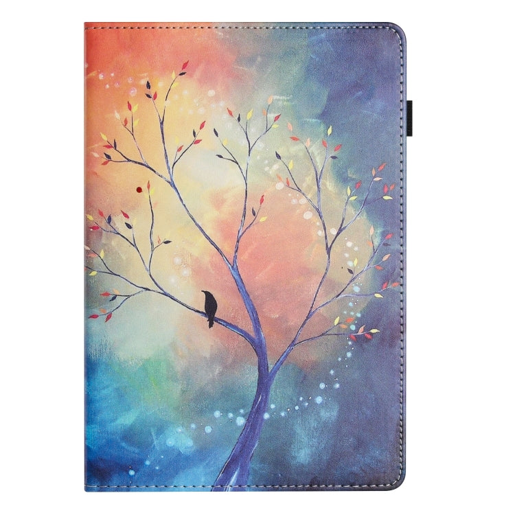 For Lenovo Tab M10 Sewing Litchi Texture Smart Leather Tablet Case(Oil Painting Tree) - Lenovo by PMC TechLife | Online Shopping South Africa | PMC TechLife | Buy Now Pay Later Mobicred