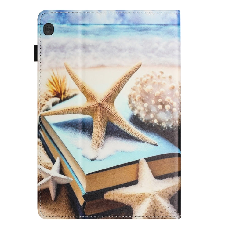For Lenovo Tab M10 Sewing Litchi Texture Smart Leather Tablet Case(Starfish) - free shipping - PMC TechLife - Order now!