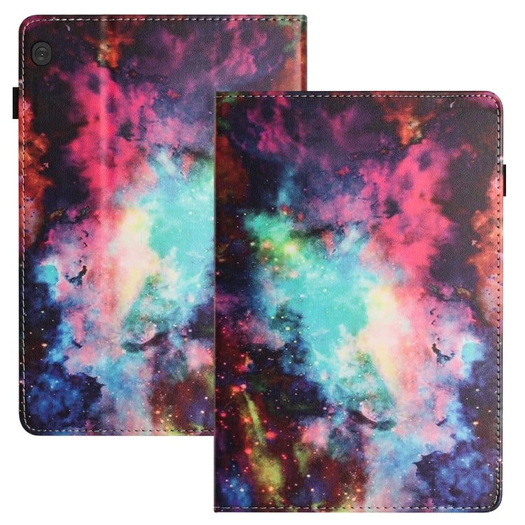 For Lenovo Tab M10 Sewing Litchi Texture Smart Leather Tablet Case(Starry Sky) - Lenovo by PMC TechLife | Online Shopping South Africa | PMC TechLife | Buy Now Pay Later Mobicred