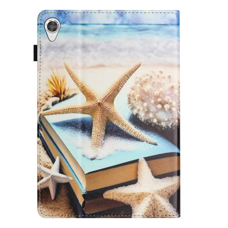For Lenovo Tab M10 HD Gen 2 Sewing Litchi Texture Smart Leather Tablet Case(Starfish) - Lenovo by PMC TechLife | Online Shopping South Africa | PMC TechLife | Buy Now Pay Later Mobicred