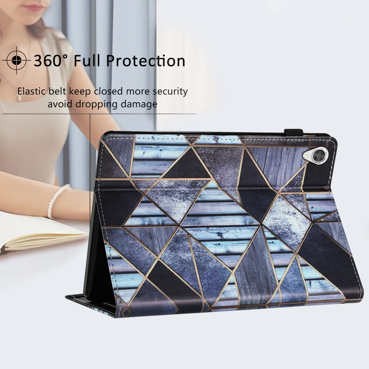 For Lenovo Tab M10 HD Gen 2 Sewing Litchi Texture Smart Leather Tablet Case(Marble) - Lenovo by PMC TechLife | Online Shopping South Africa | PMC TechLife | Buy Now Pay Later Mobicred
