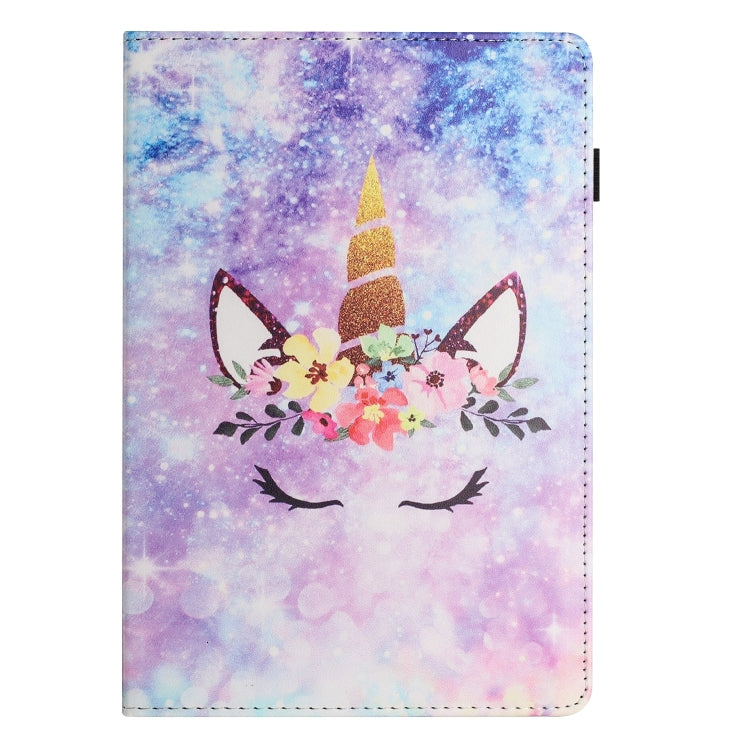 For Lenovo M10 Plus Sewing Litchi Texture Smart Leather Tablet Case(Smiling Face) - Lenovo by PMC TechLife | Online Shopping South Africa | PMC TechLife | Buy Now Pay Later Mobicred
