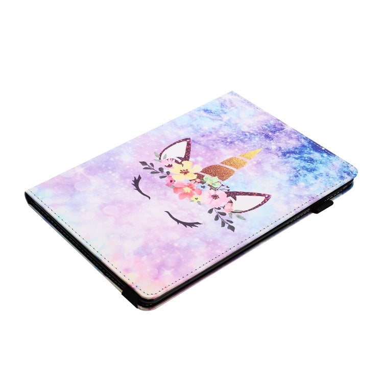 For Lenovo M10 Plus Sewing Litchi Texture Smart Leather Tablet Case(Smiling Face) - Lenovo by PMC TechLife | Online Shopping South Africa | PMC TechLife | Buy Now Pay Later Mobicred