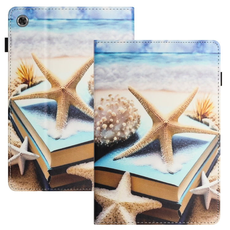 For Lenovo Tab M10 Plus 3rd Gen Sewing Litchi Texture Smart Leather Tablet Case(Starfish) - Lenovo by PMC TechLife | Online Shopping South Africa | PMC TechLife | Buy Now Pay Later Mobicred