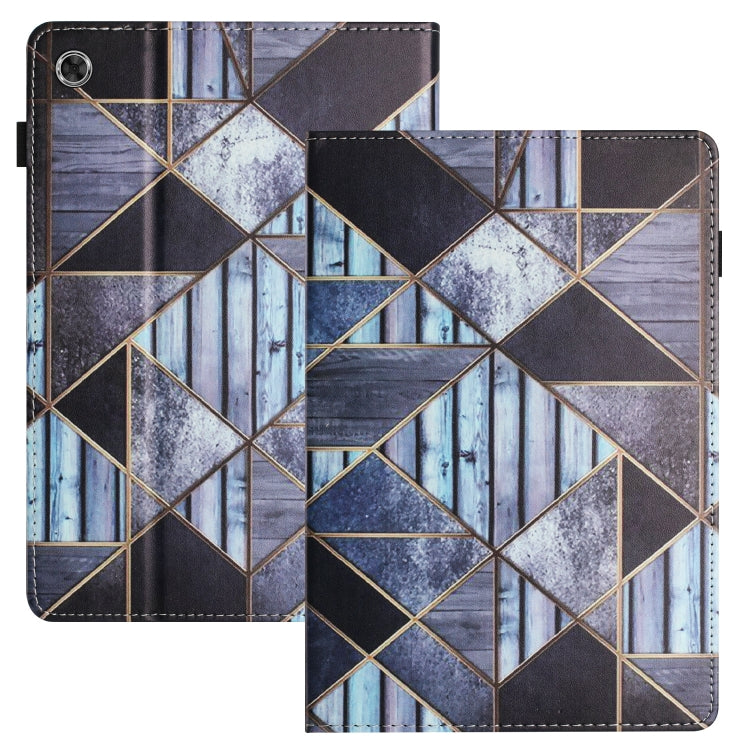 For Lenovo Tab M10 Plus 3rd Gen Sewing Litchi Texture Smart Leather Tablet Case(Marble) - Lenovo by PMC TechLife | Online Shopping South Africa | PMC TechLife | Buy Now Pay Later Mobicred