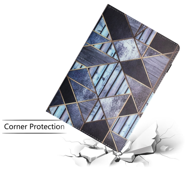 For Lenovo Tab M10 Plus 3rd Gen Sewing Litchi Texture Smart Leather Tablet Case(Marble) - Lenovo by PMC TechLife | Online Shopping South Africa | PMC TechLife | Buy Now Pay Later Mobicred