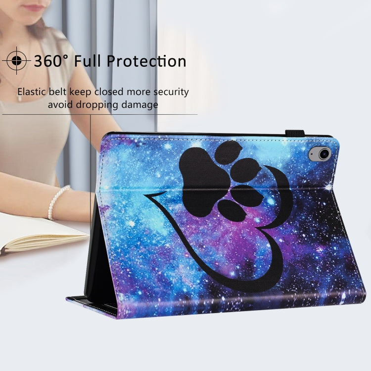 For Lenovo Tab P11 Sewing Litchi Texture Smart Leather Tablet Case(Footprint) - Lenovo by PMC TechLife | Online Shopping South Africa | PMC TechLife | Buy Now Pay Later Mobicred