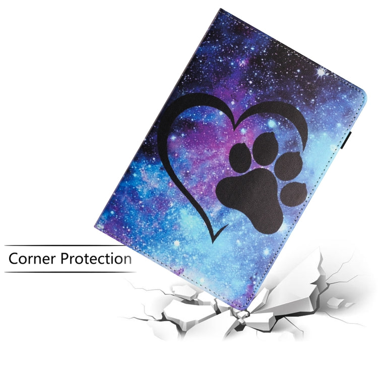 For Lenovo Tab P11 Sewing Litchi Texture Smart Leather Tablet Case(Footprint) - Lenovo by PMC TechLife | Online Shopping South Africa | PMC TechLife | Buy Now Pay Later Mobicred