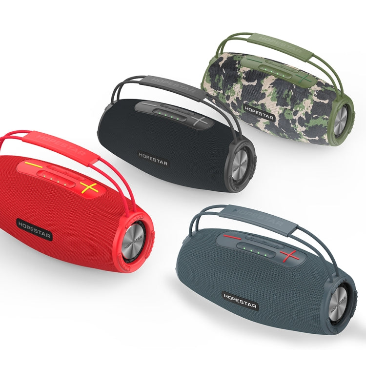 HOPESTAR H51 IPX6 Waterproof Outdoor Portable Wireless Bluetooth Speaker(Red) - free shipping - PMC Jewellery - Order now!