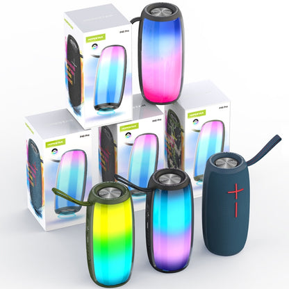 HOPESTAR P40 Pro IPX6 Waterproof RGB Light Wireless Bluetooth Speaker(Black) - Waterproof Speaker by HOPESTAR | Online Shopping South Africa | PMC Jewellery | Buy Now Pay Later Mobicred