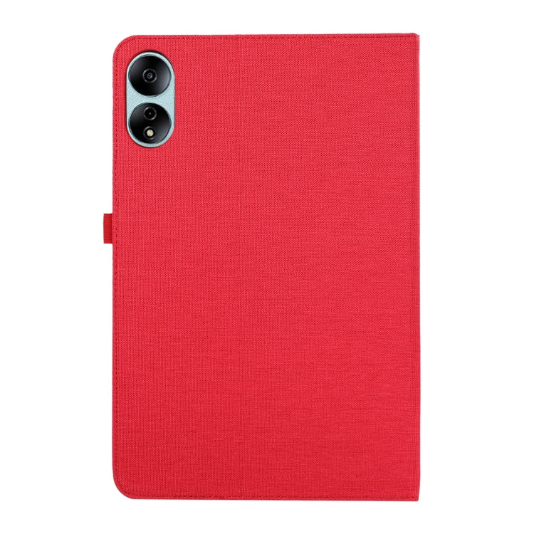 For Honor MagicPad 13 Cloth Texture Horizontal Flip PU + TPU Tablet Case(Red) - Honor by PMC TechLife | Online Shopping South Africa | PMC TechLife | Buy Now Pay Later Mobicred