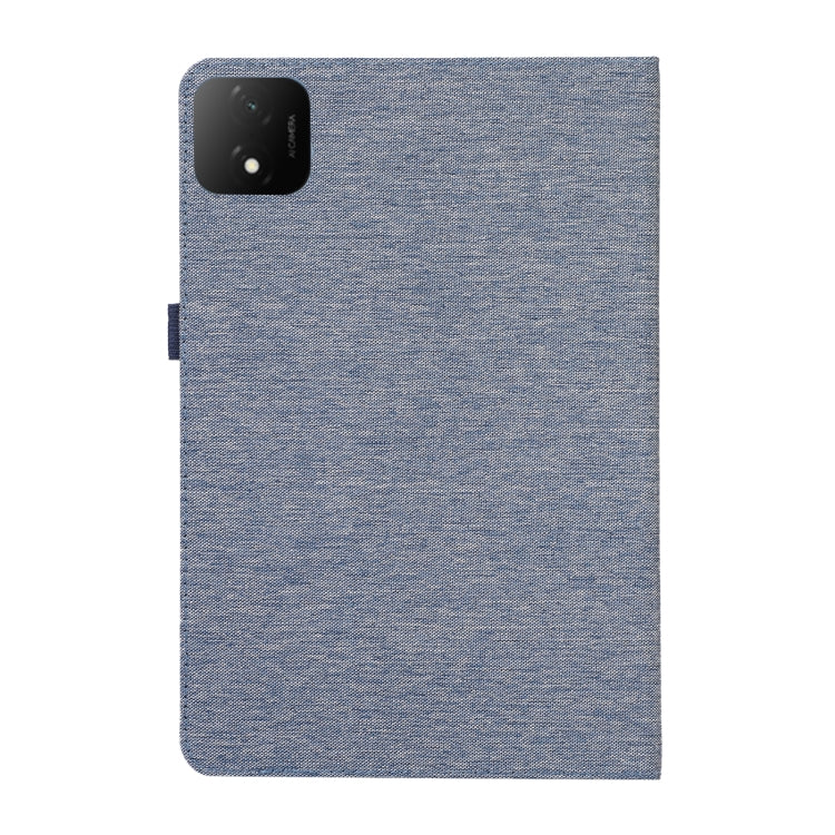 For Honor Pad GT Pro Cloth Texture Horizontal Flip PU + TPU Tablet Case(Deep Blue) - Honor by PMC TechLife | Online Shopping South Africa | PMC TechLife | Buy Now Pay Later Mobicred